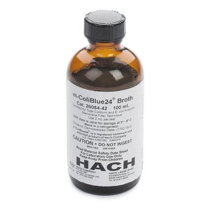 Hach m-ColiBlue24 Broth 100 mL Bottle