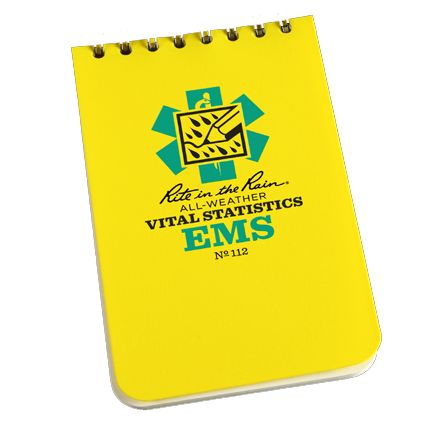 Rite In The Rain EMS Vital Stats Notebook