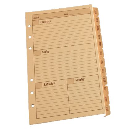 Rite In The Rain Weekly Planner Refill